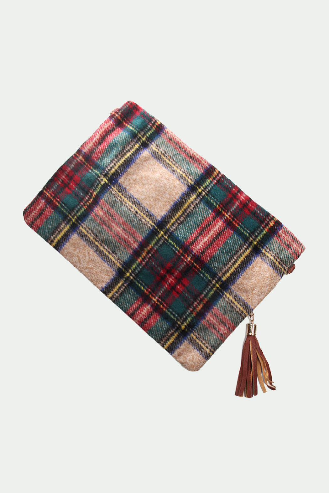 3 -in-1 Tartan Plaid and Houndstooth Cross Body Bag - Embellish Your Life