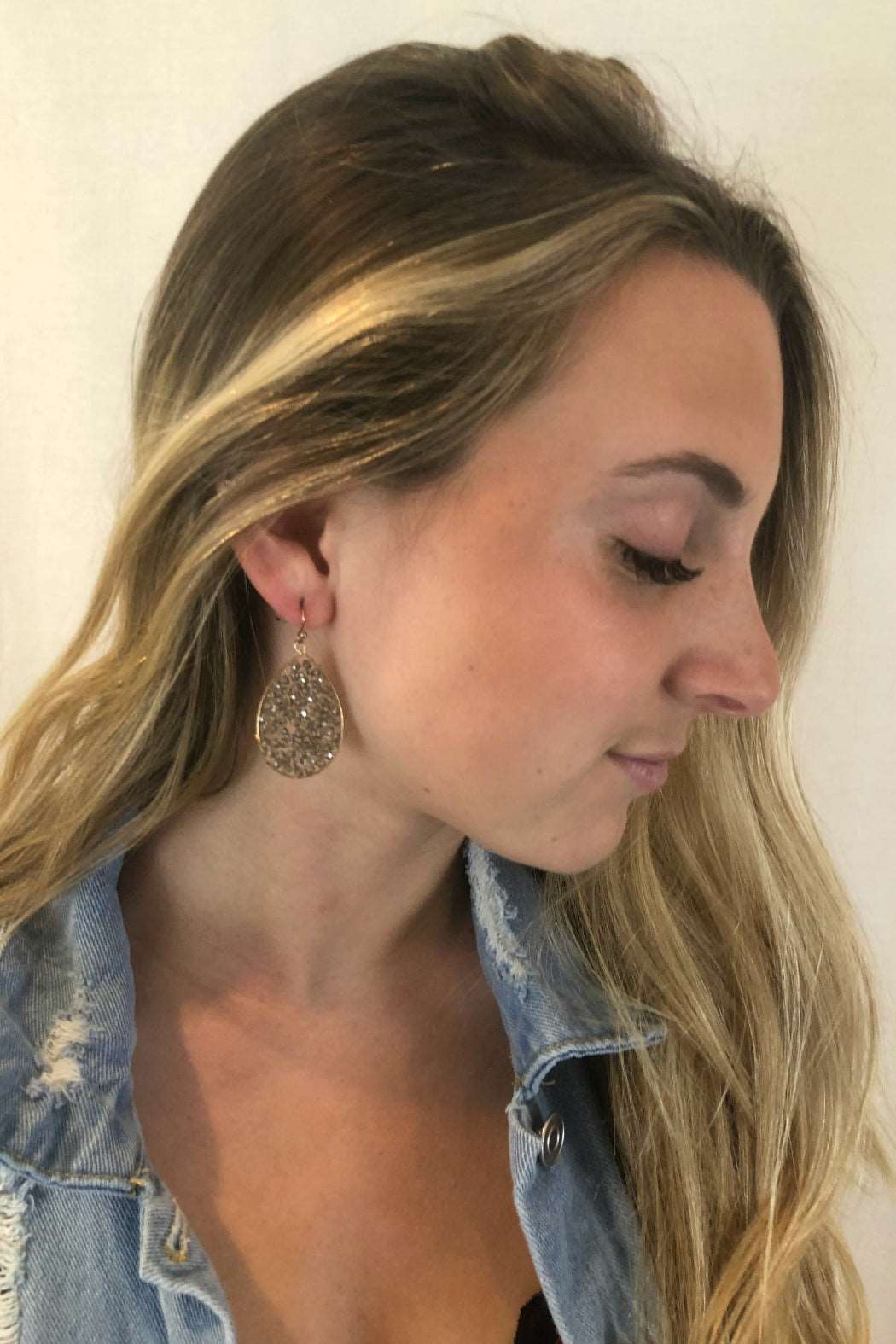 Sparkle Tear Drop Earrings - Embellish Your Life