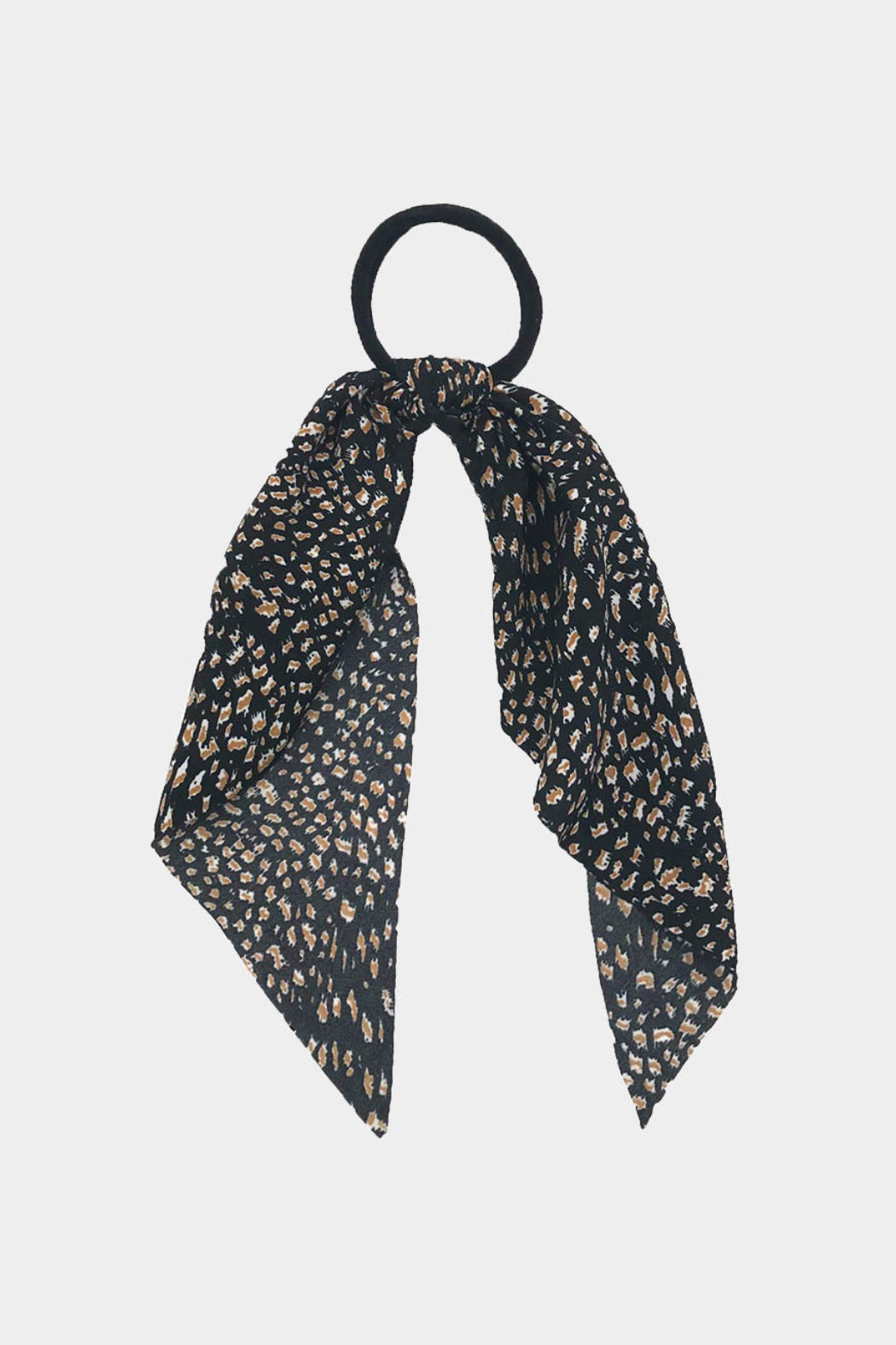 Black Leopard Hair Tie - Embellish Your Life