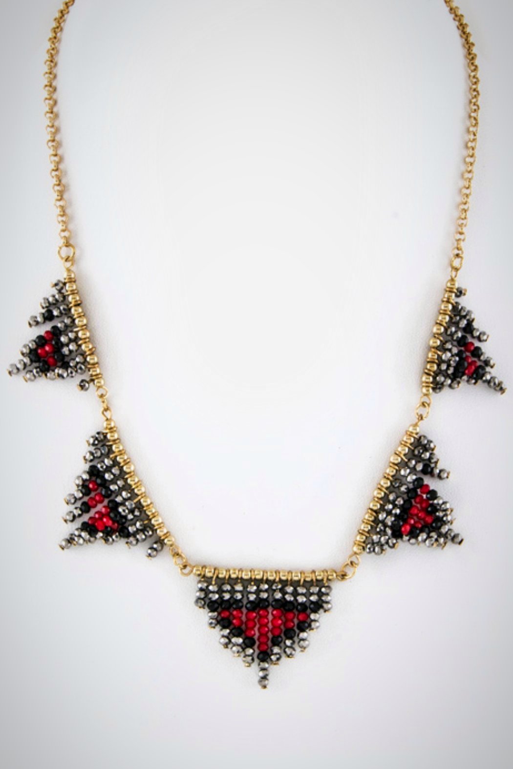 Tribal Glass Necklace - Embellish Your Life 