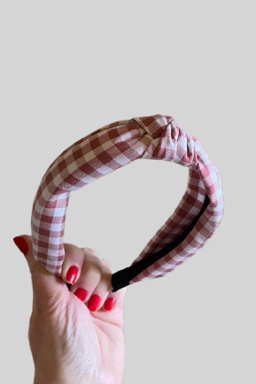 Gingham Head Band