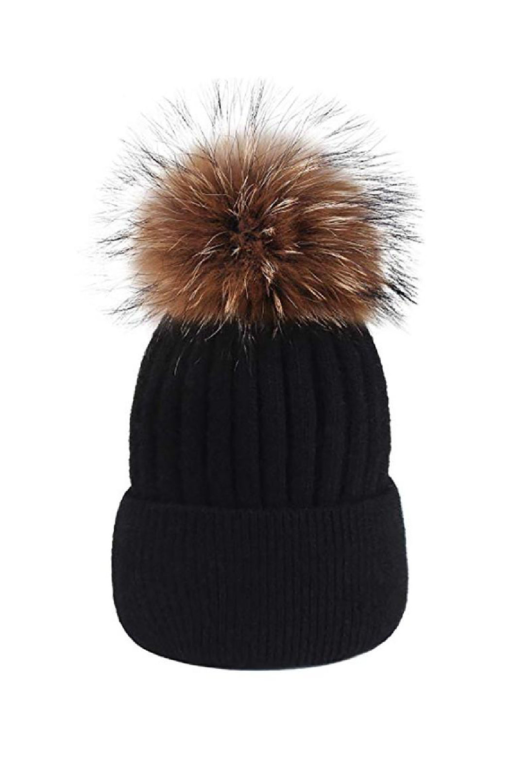Fur Pom Beanie