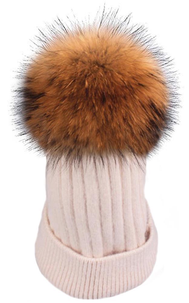 Fur Pom Beanie - Embellish Your Life