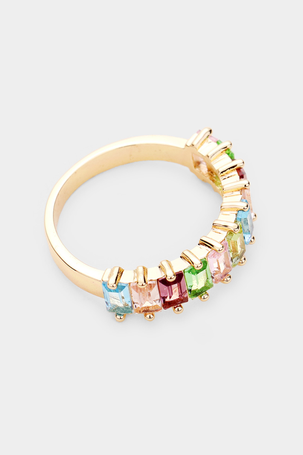 Gold Rainbow Ring - Embellish Your Life