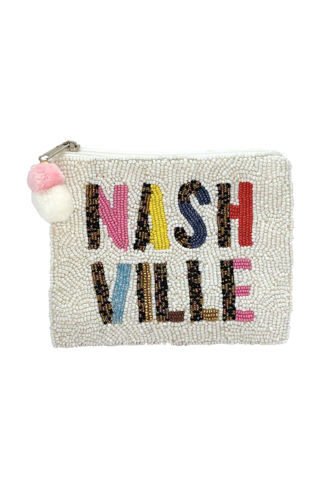 NASHVILLE Beaded Pouch Bag