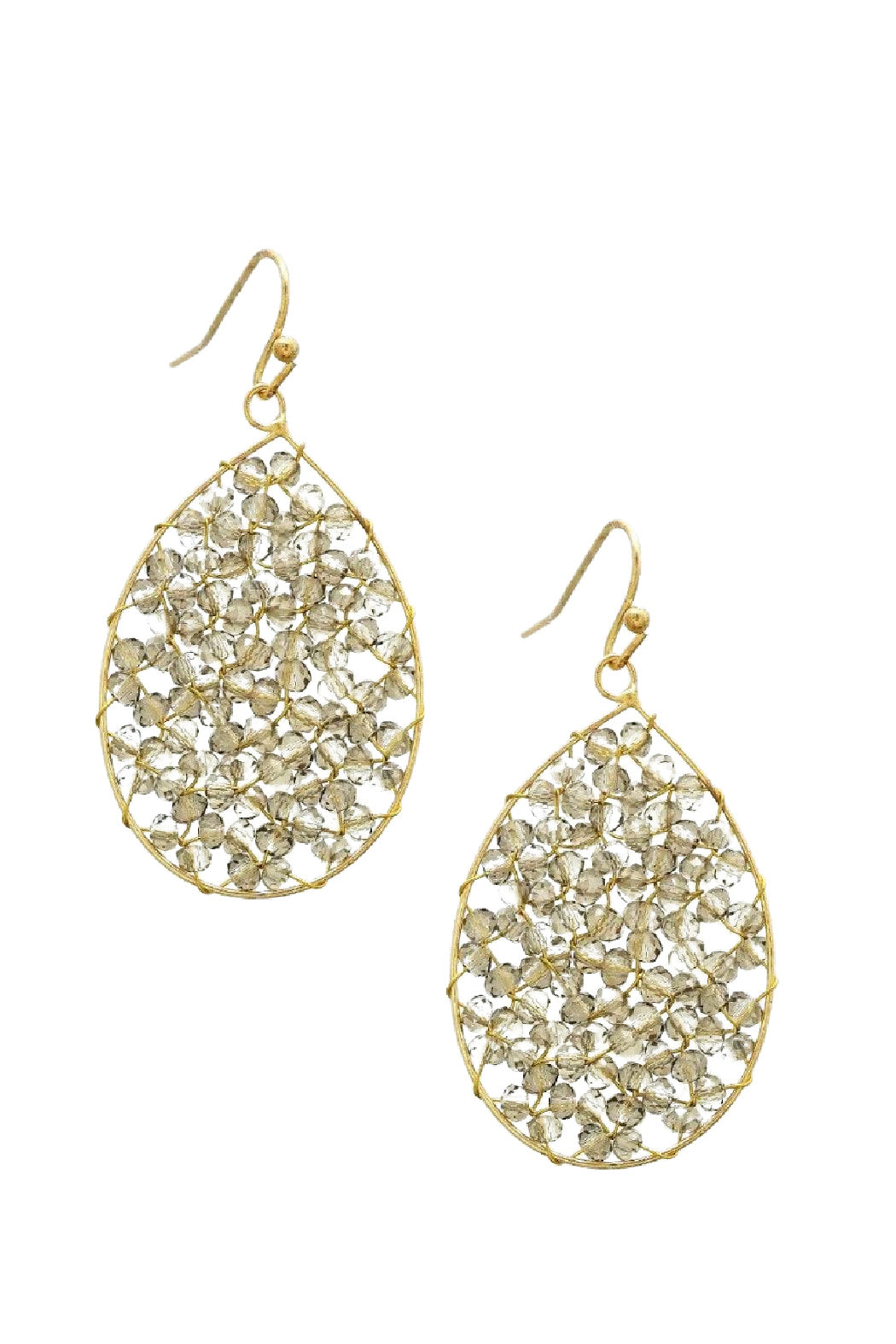 Sparkle Tear Drop Earrings