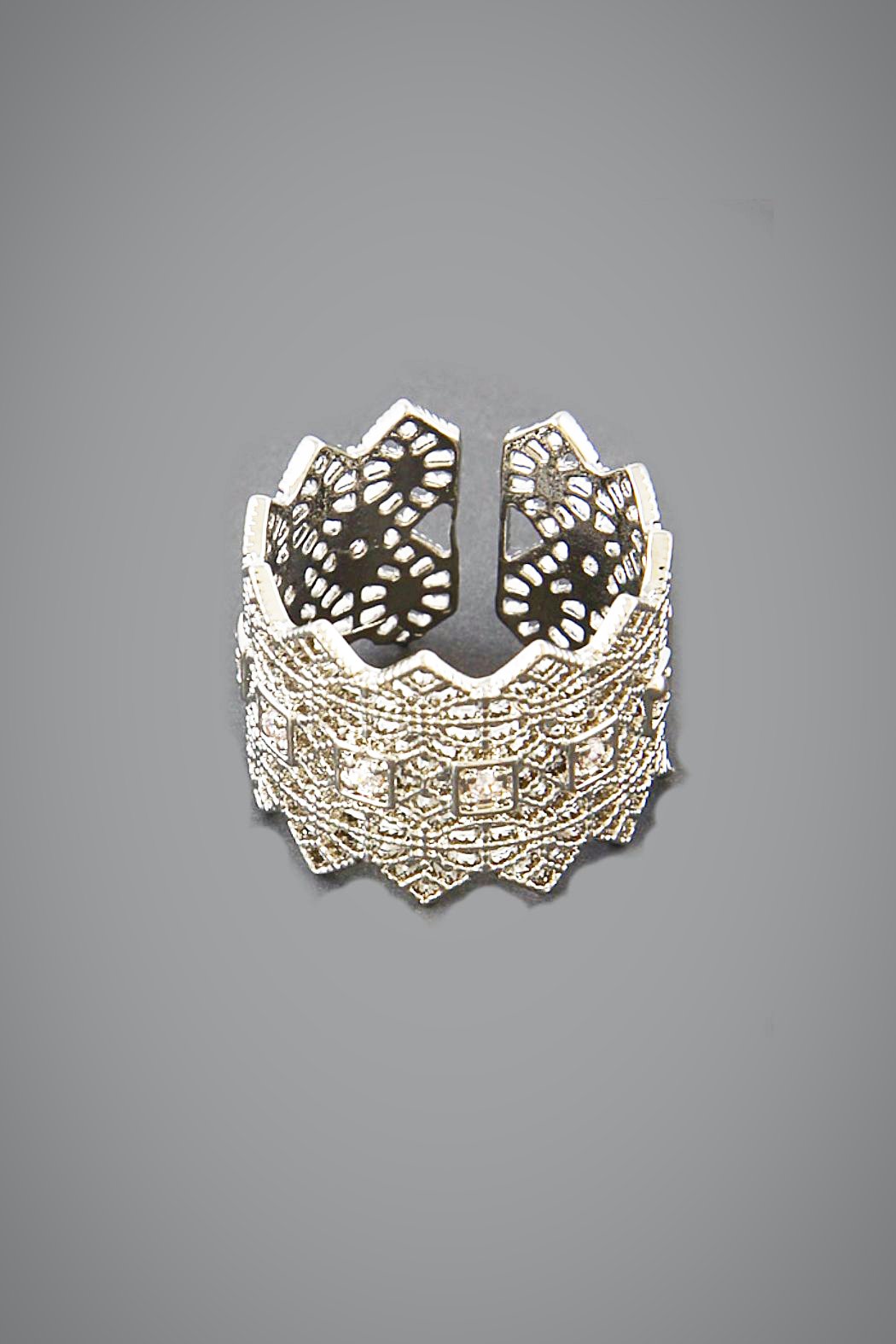 Filigree Princess Crown Ring - Embellish Your Life