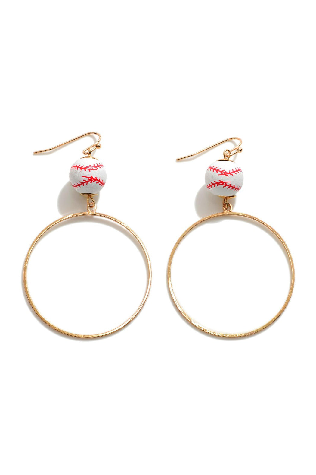 Sports Hoop Earrings