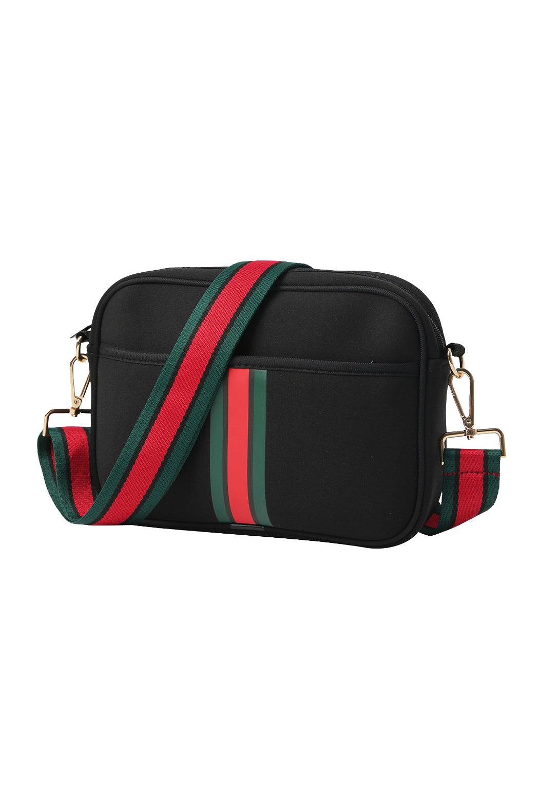 Neoprene Varsity Stripe Crossbody Bag