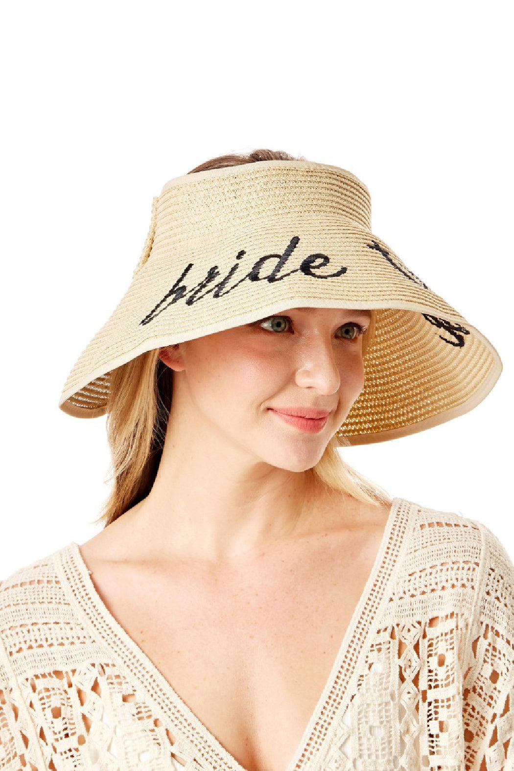 Embroidered Bride Tribe Visor