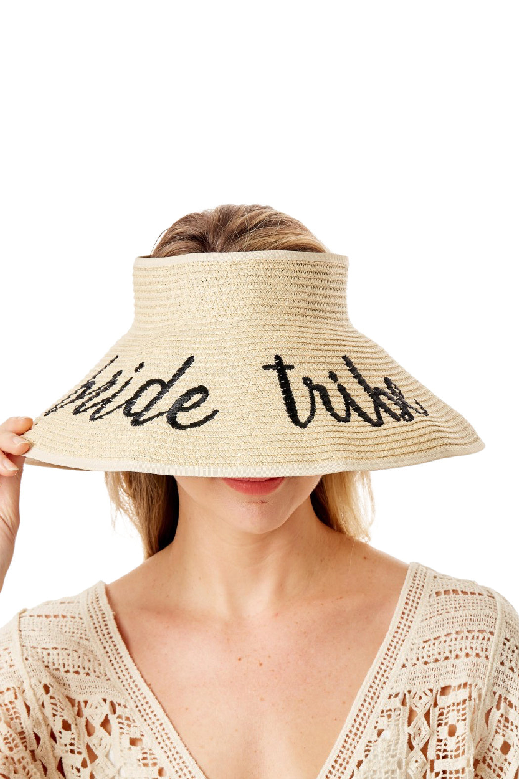 Embroidered Bride Tribe Visor