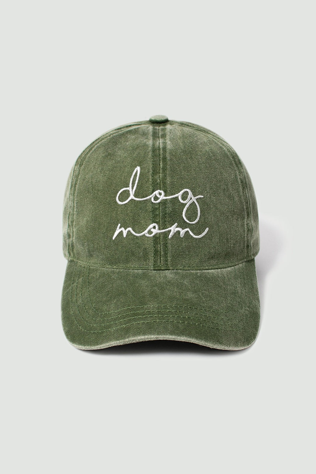 Embroidered Dog Mom Baseball Cap