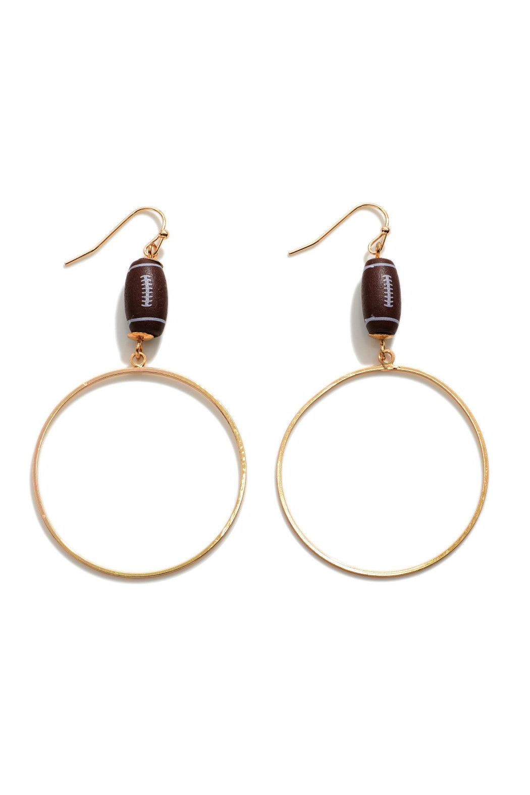Sports Hoop Earrings