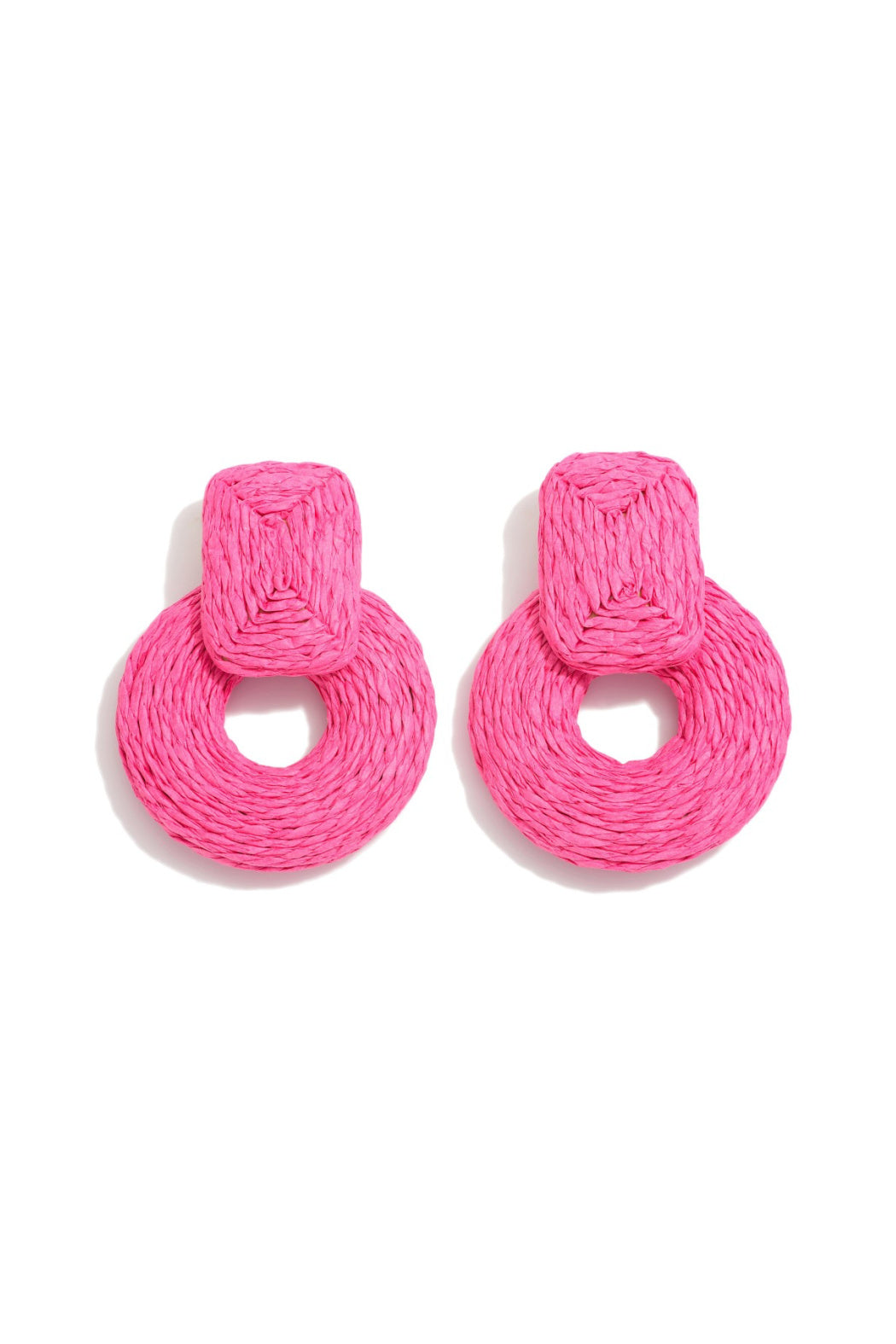 Raffia Straw Earrings