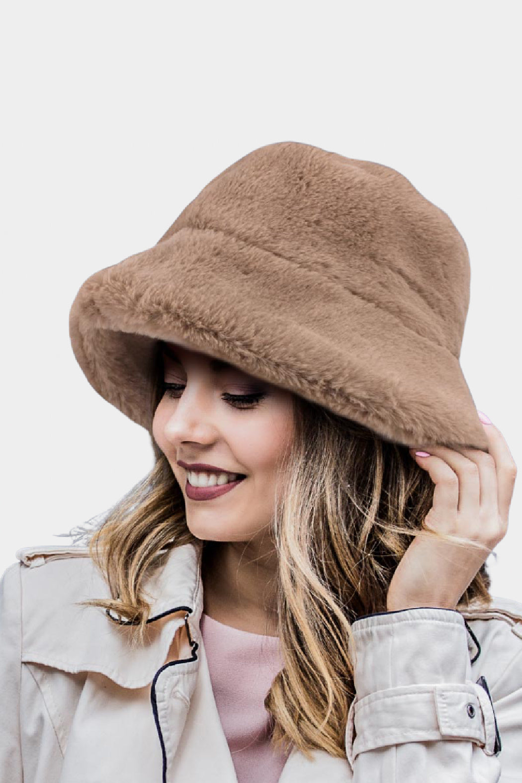 Faux Fur Bucket Hat