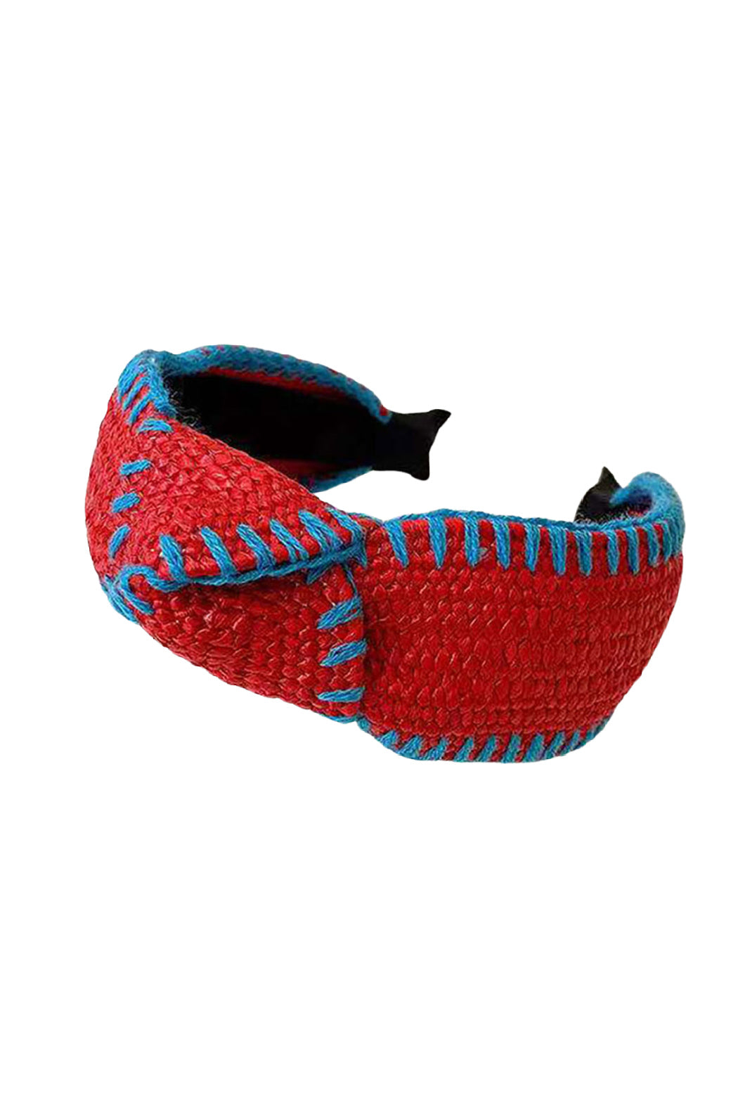 Stitched Straw Headband