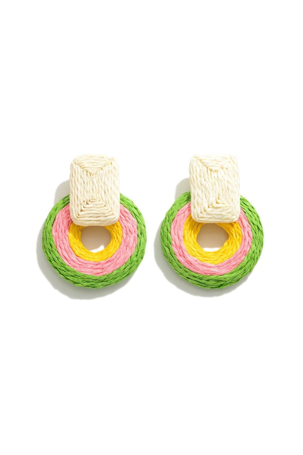 Raffia Straw Earrings