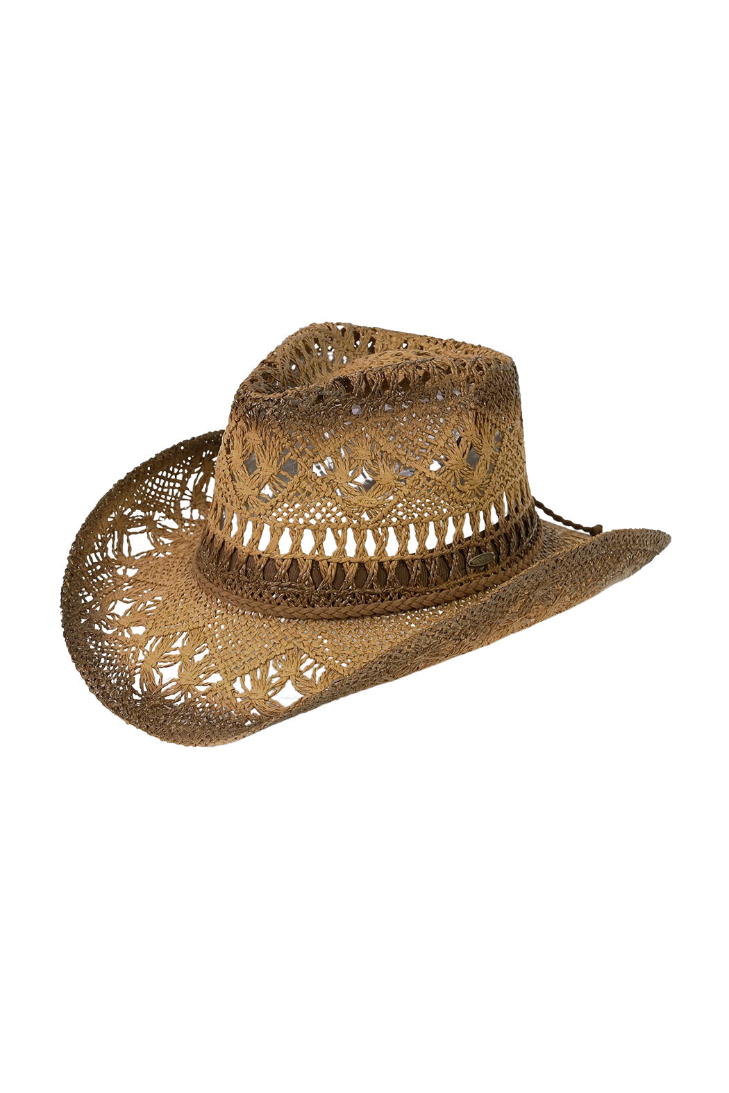 Ombre Open Weave Cowboy Hat