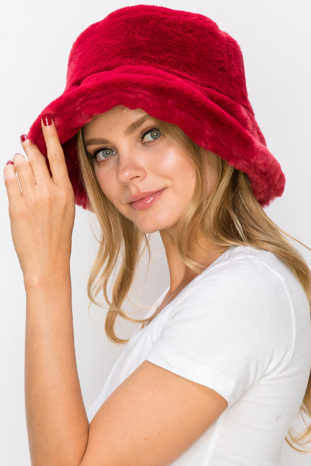 Faux Fur Bucket Hat
