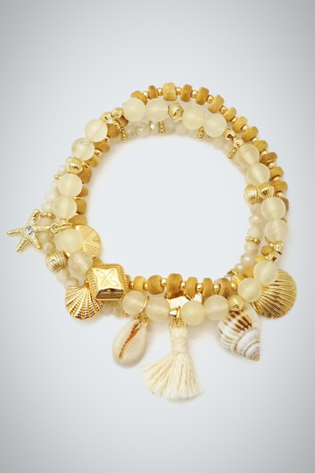 Shell Stretch Bracelet - Embellish Your Life 