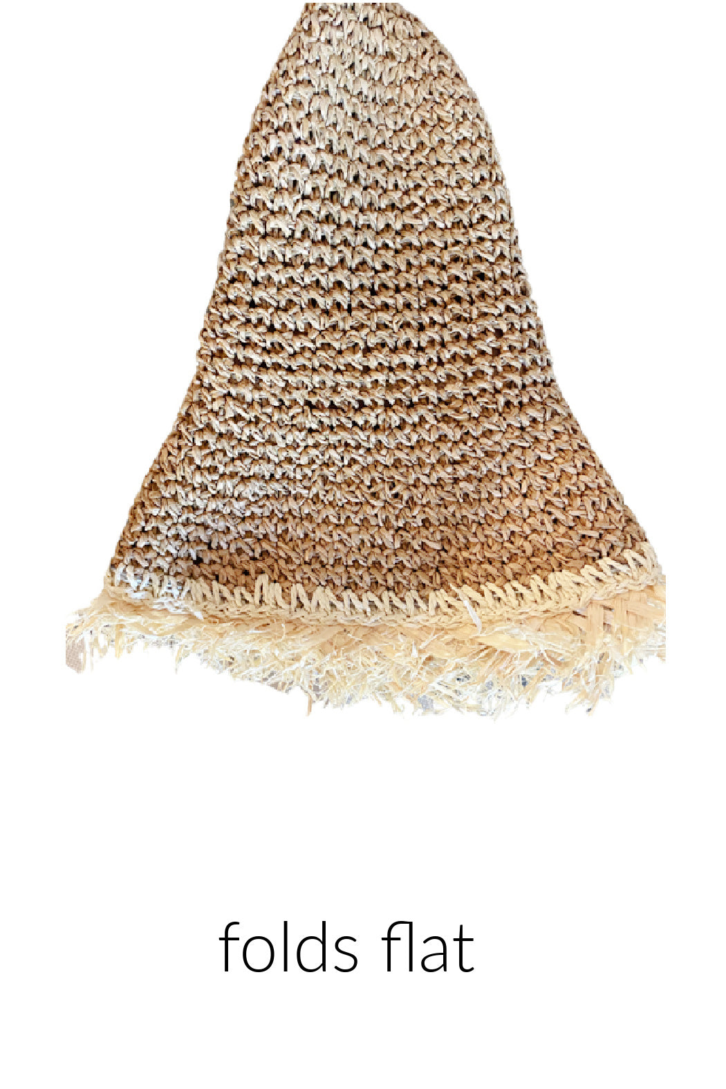 Frayed Edge Straw Bucket Hat