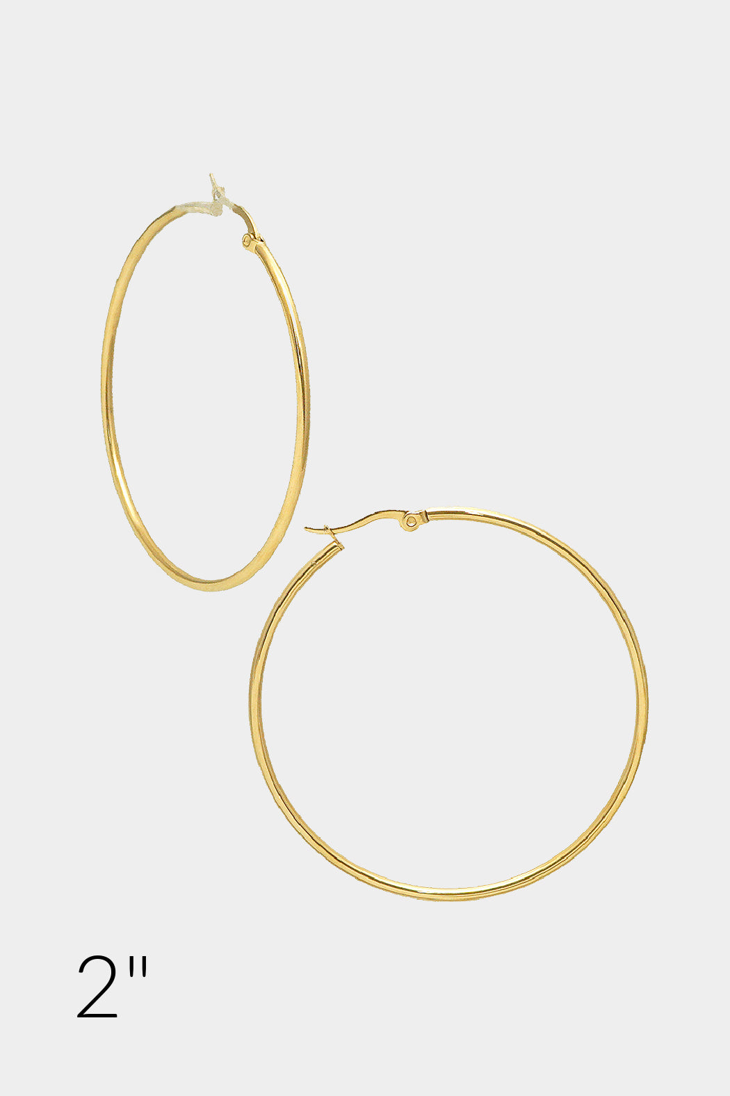 2" Hoop Earrings