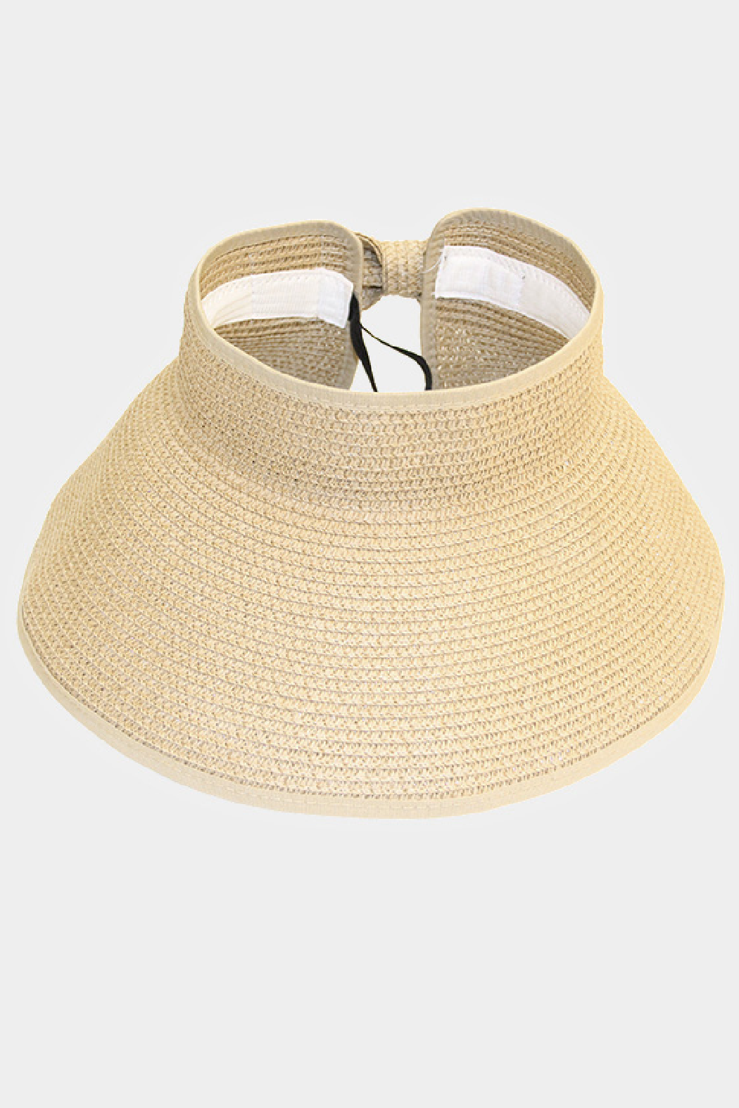 Rollable Packable Straw Visor