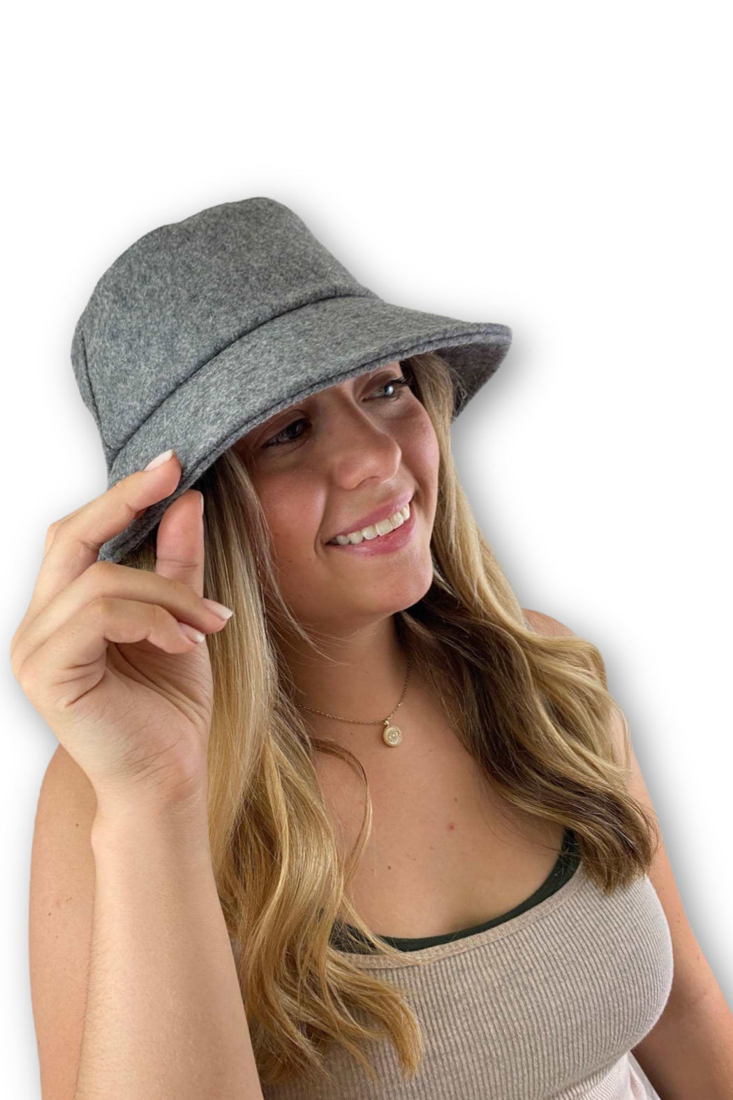 Wool Blend Bucket Hat display picture 2