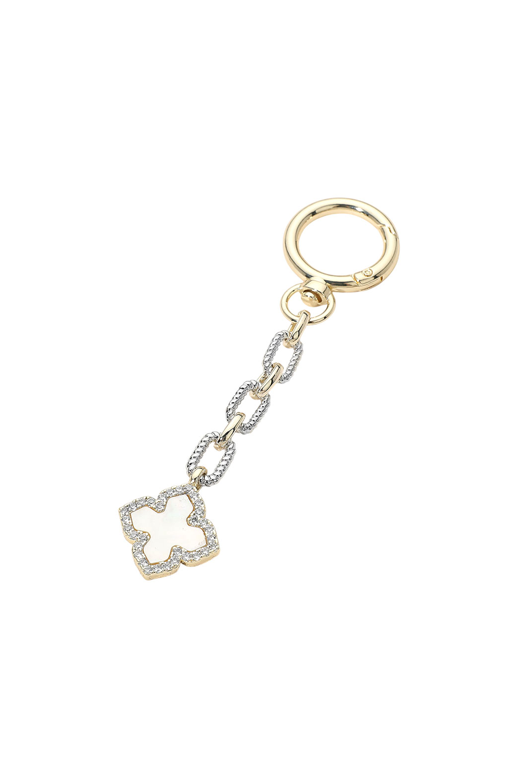 Gold Plated Keychain G Bag Charm
