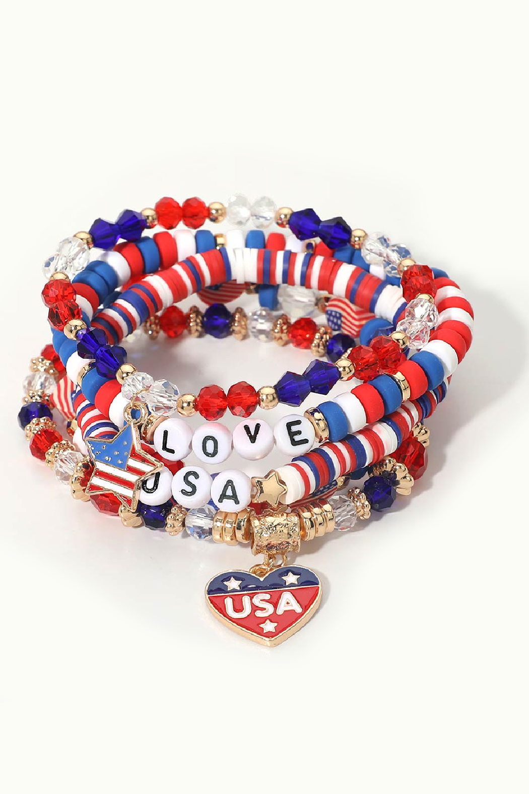 Love USA Stretch Bracelet