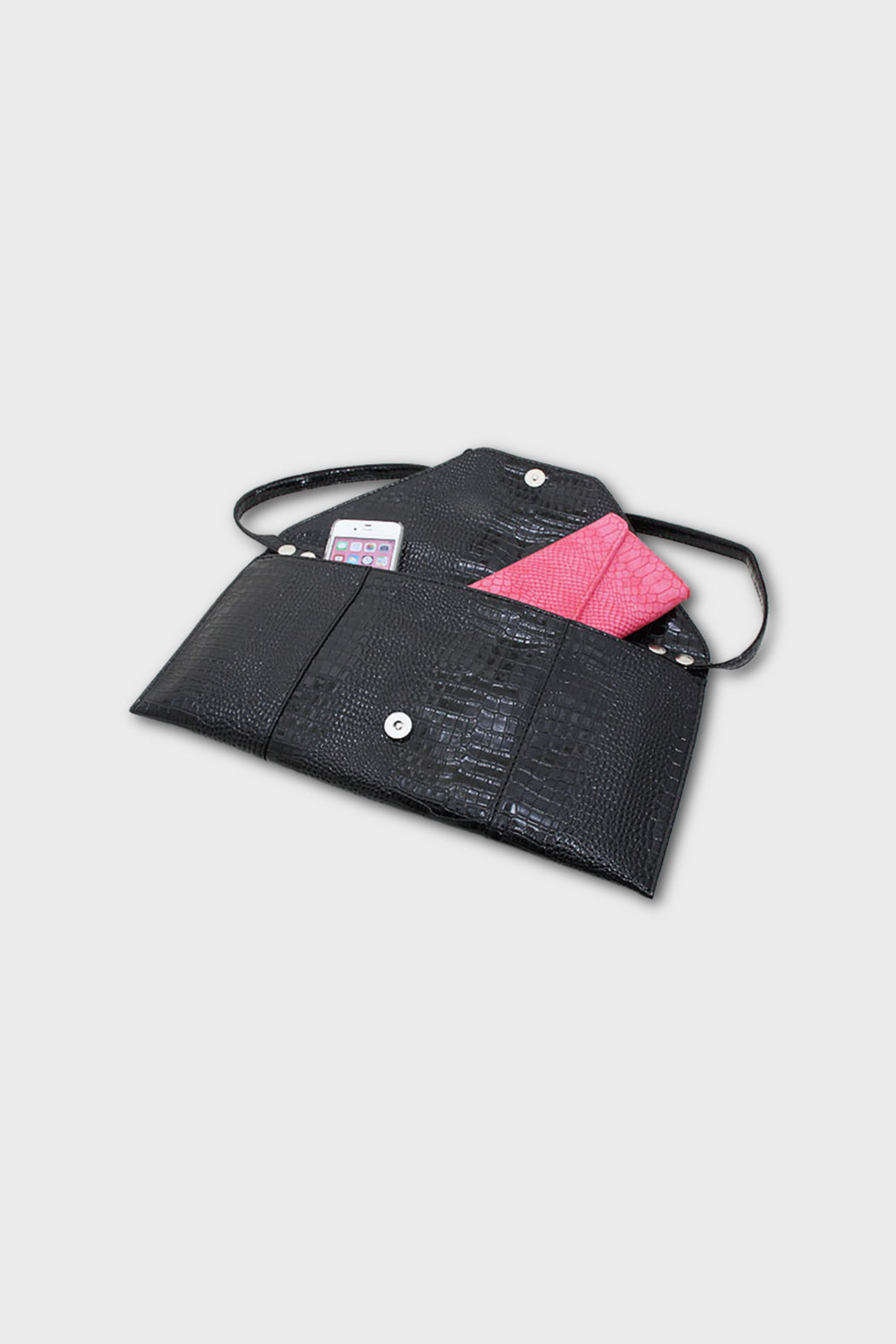 Snakeskin Clutch Shoulder Bag