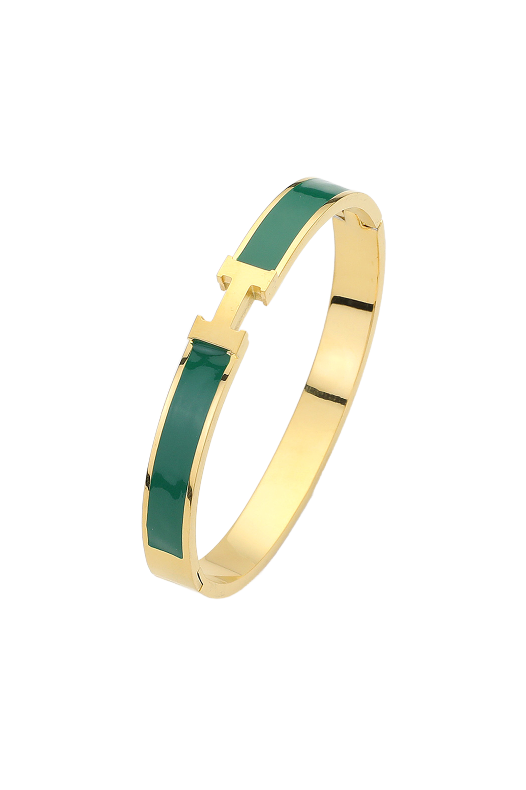 Hermes Inspired HInged Bangle