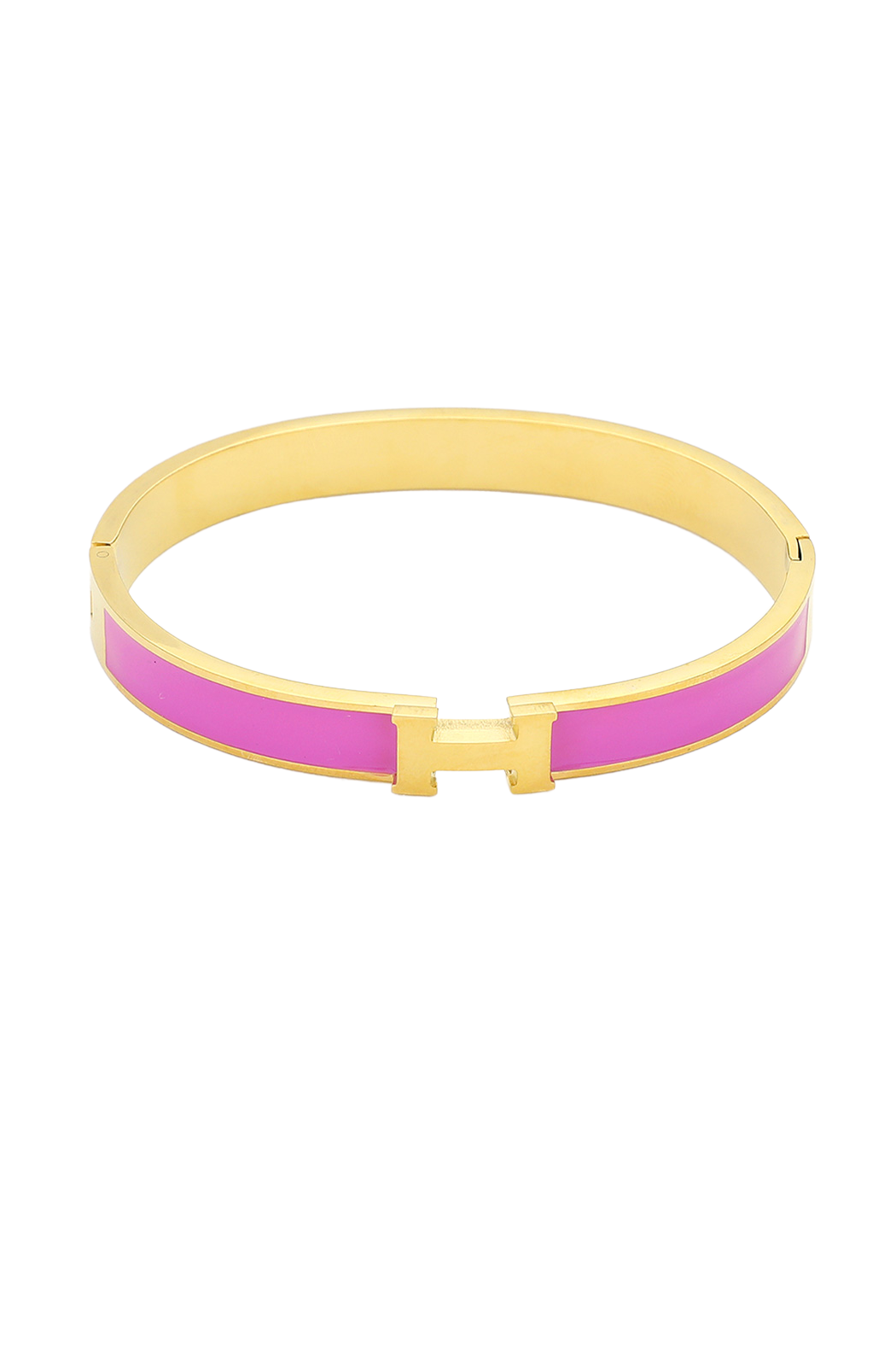 Hermes Inspired HInged Bangle