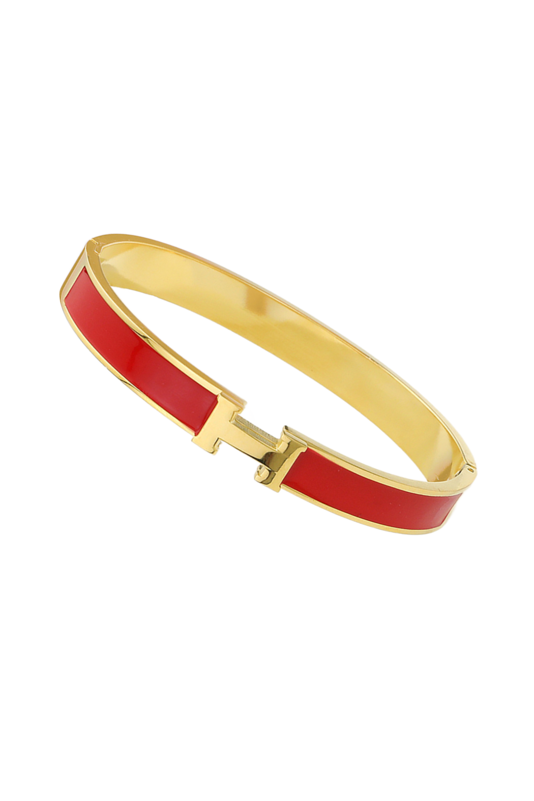 Hermes Inspired HInged Bangle