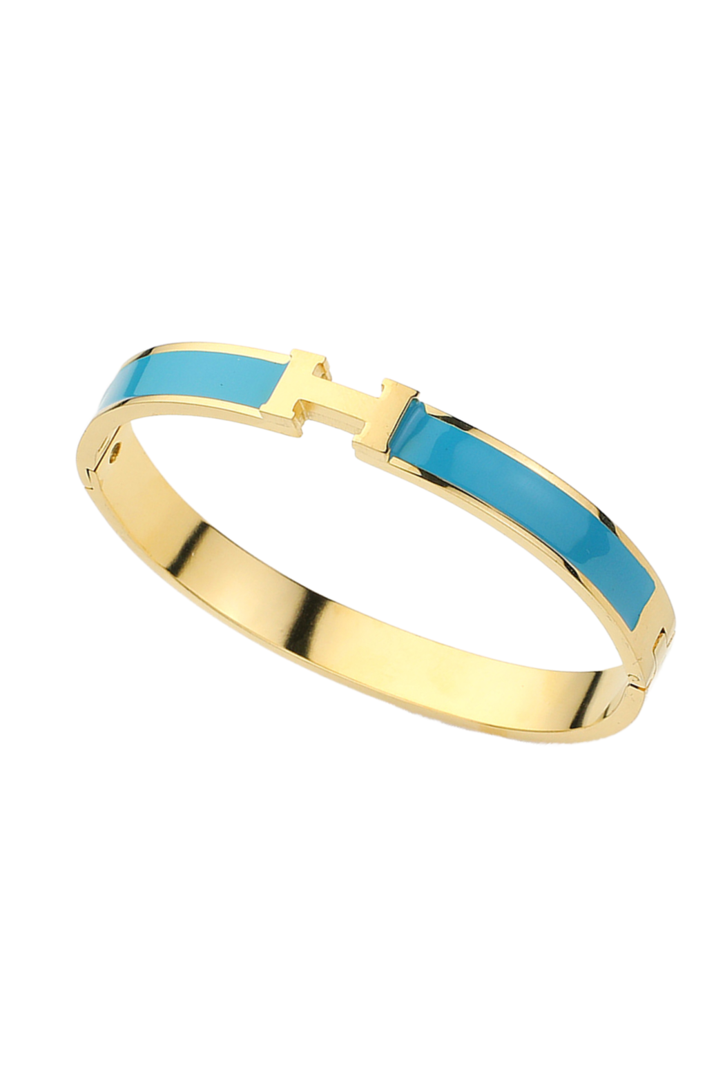 Hermes Inspired HInged Bangle