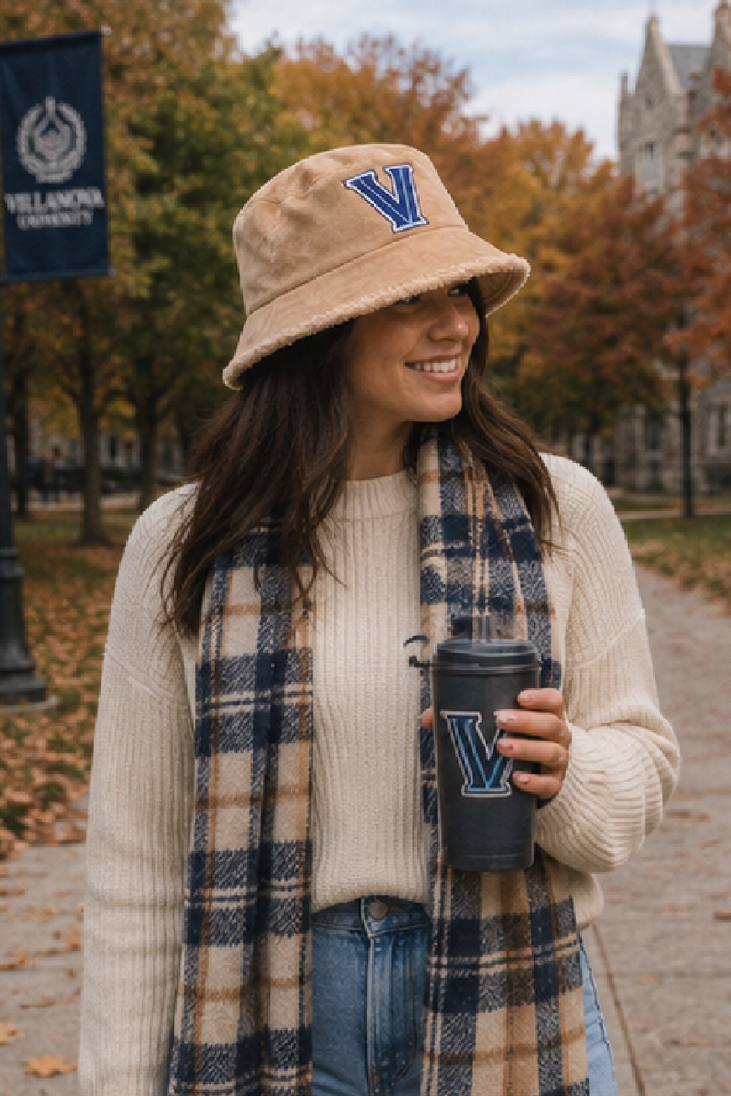 Villanova Reversible Bucket Hat