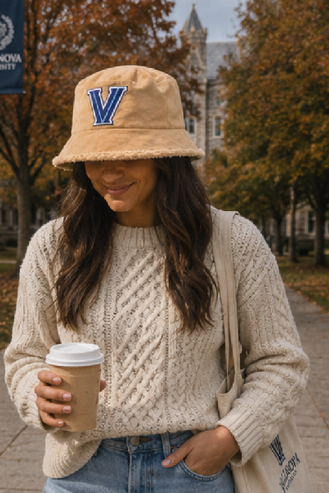 Villanova Reversible Bucket Hat