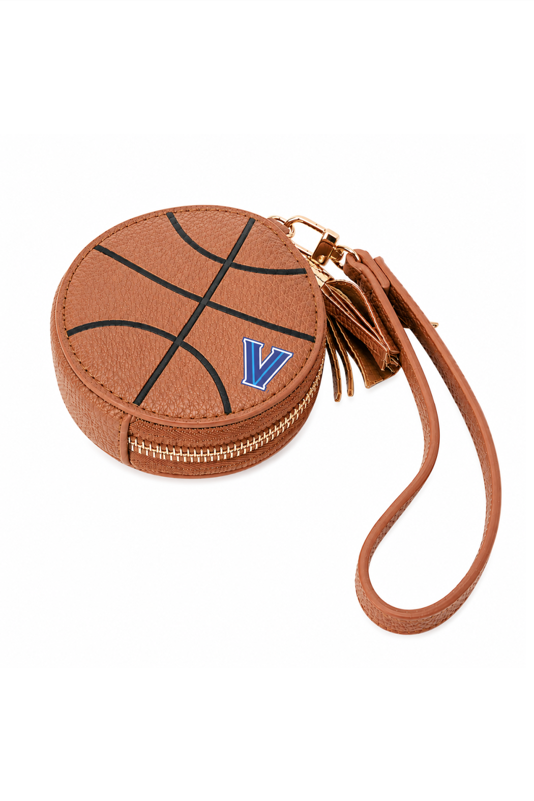 Villanova Basketball Keychain Wristlet