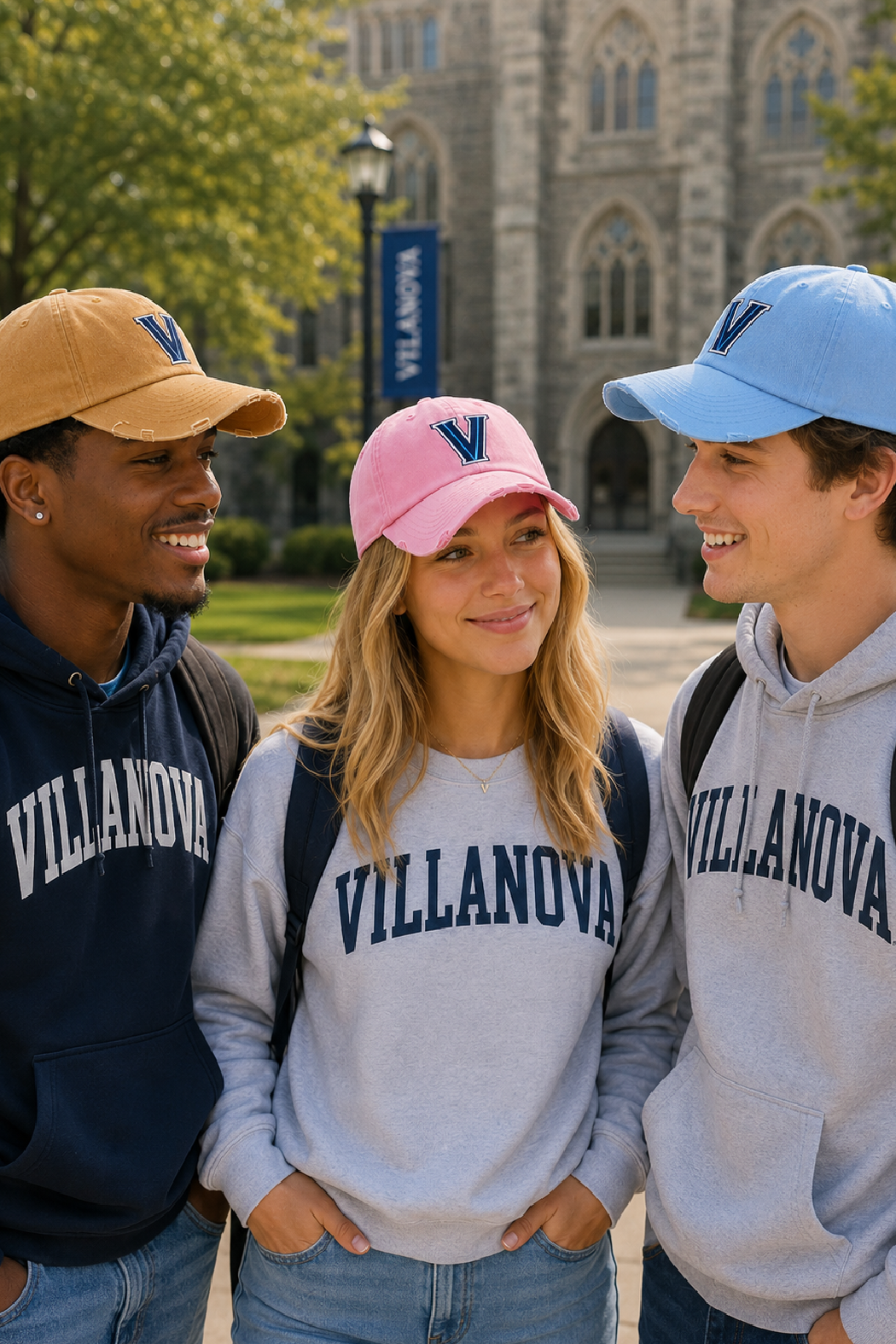 Villanova Distressed Cap