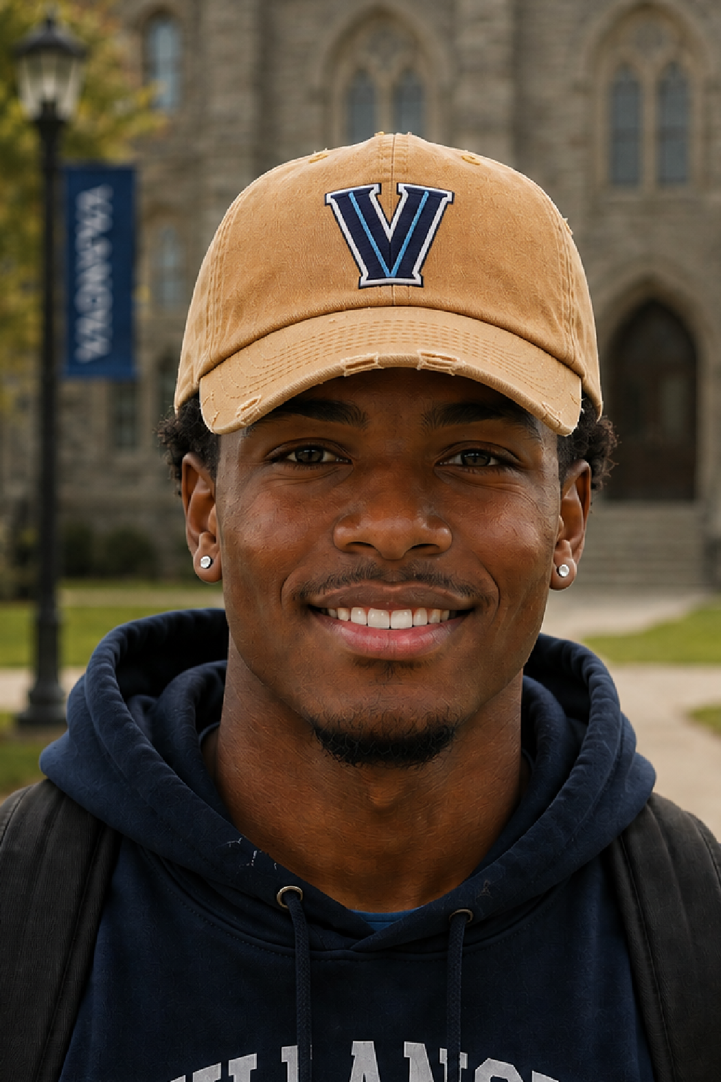 Villanova Distressed Cap