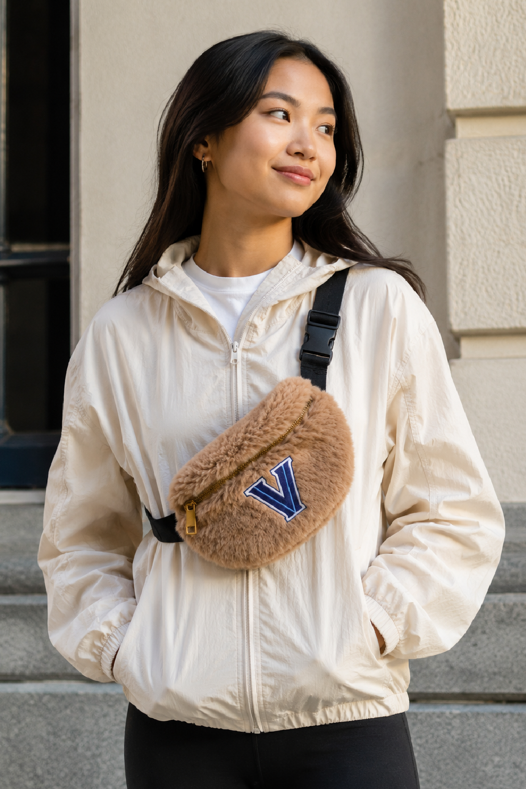 Villanova Faux Fur Sling Bum Bag