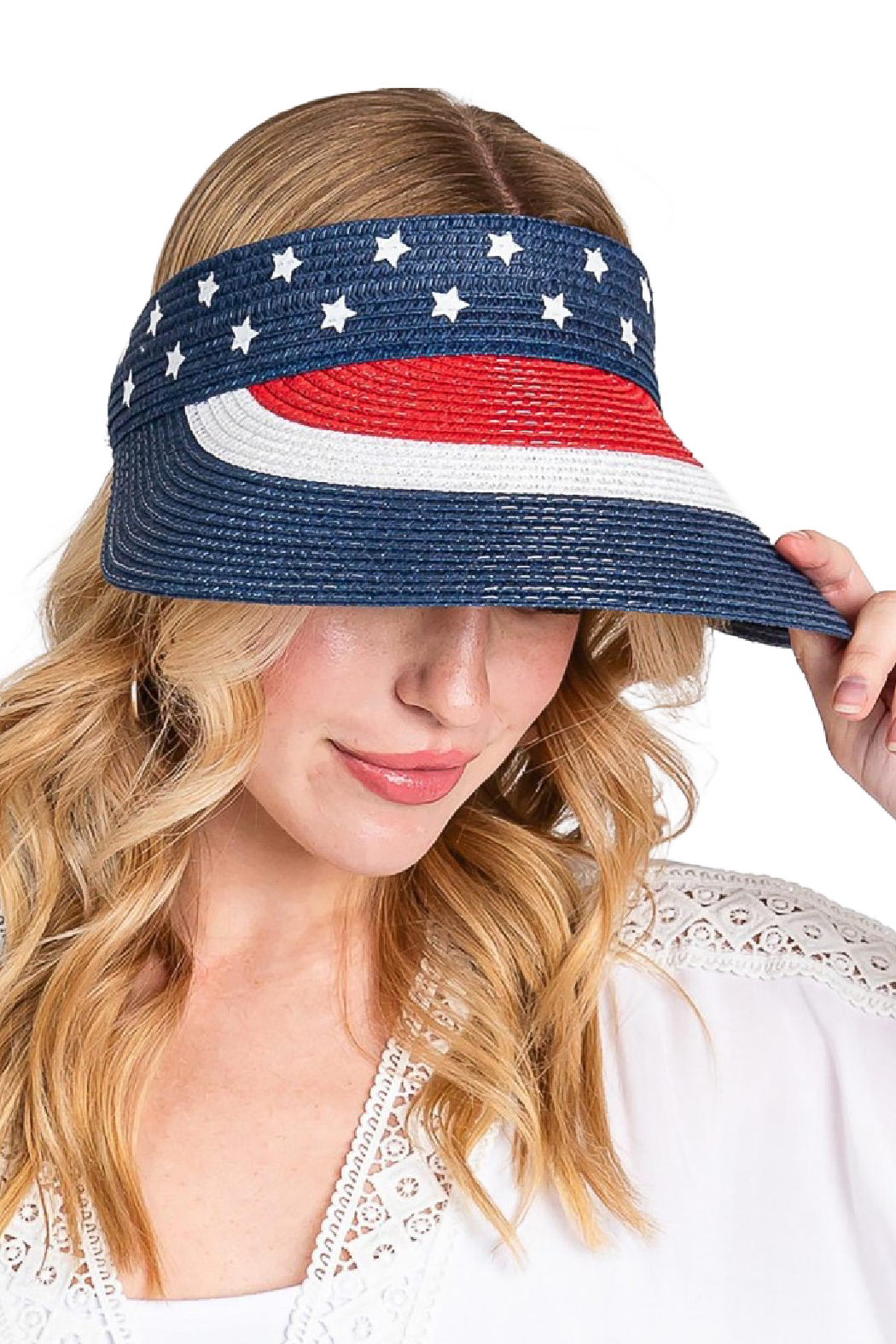 Americana Straw Visor