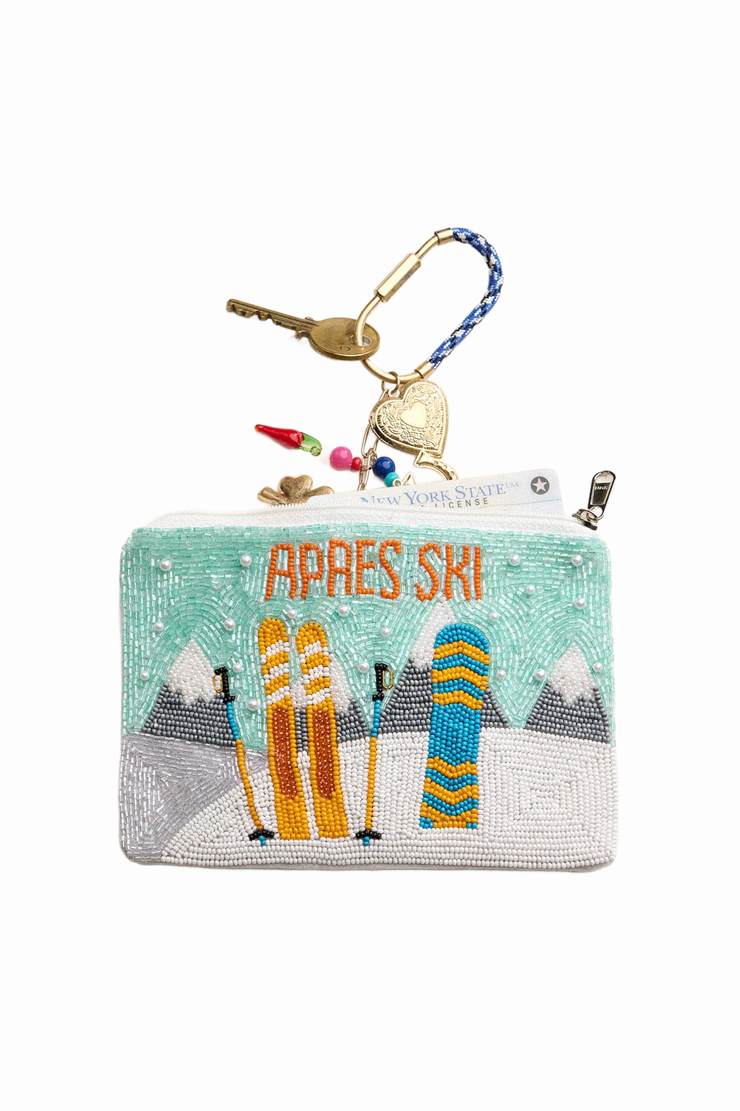 Apres Ski Beaded Pouch