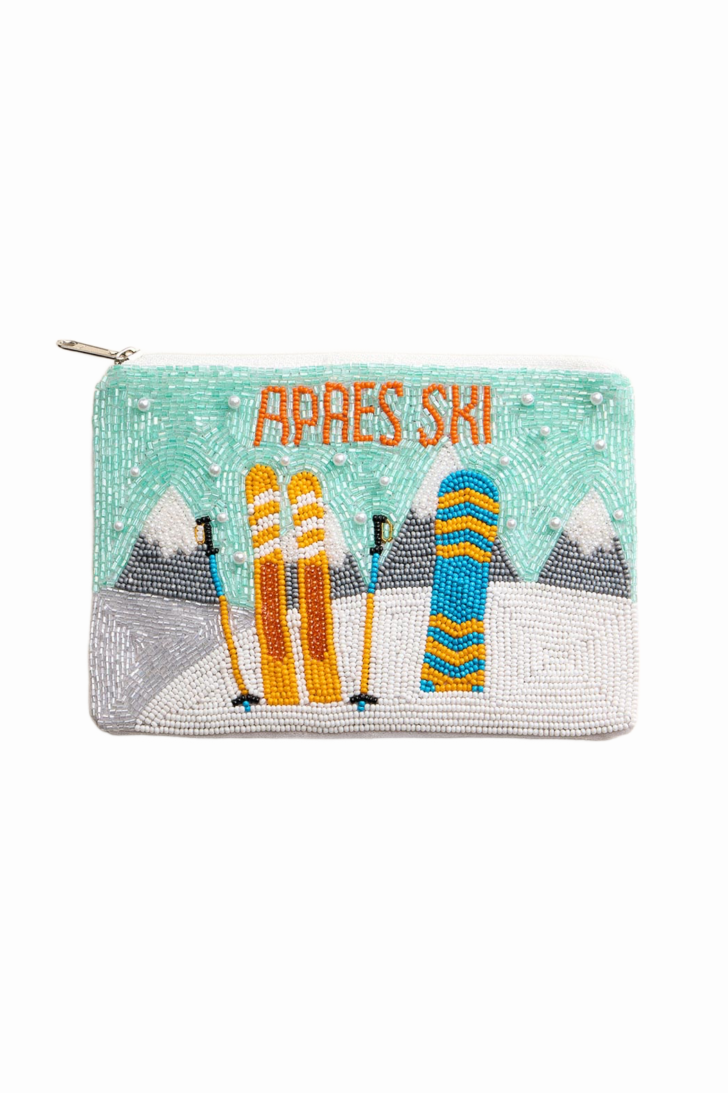 Apres Ski Beaded Pouch
