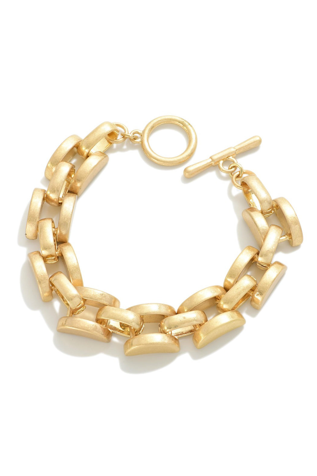Arch Chain Link Toggle Bracelet