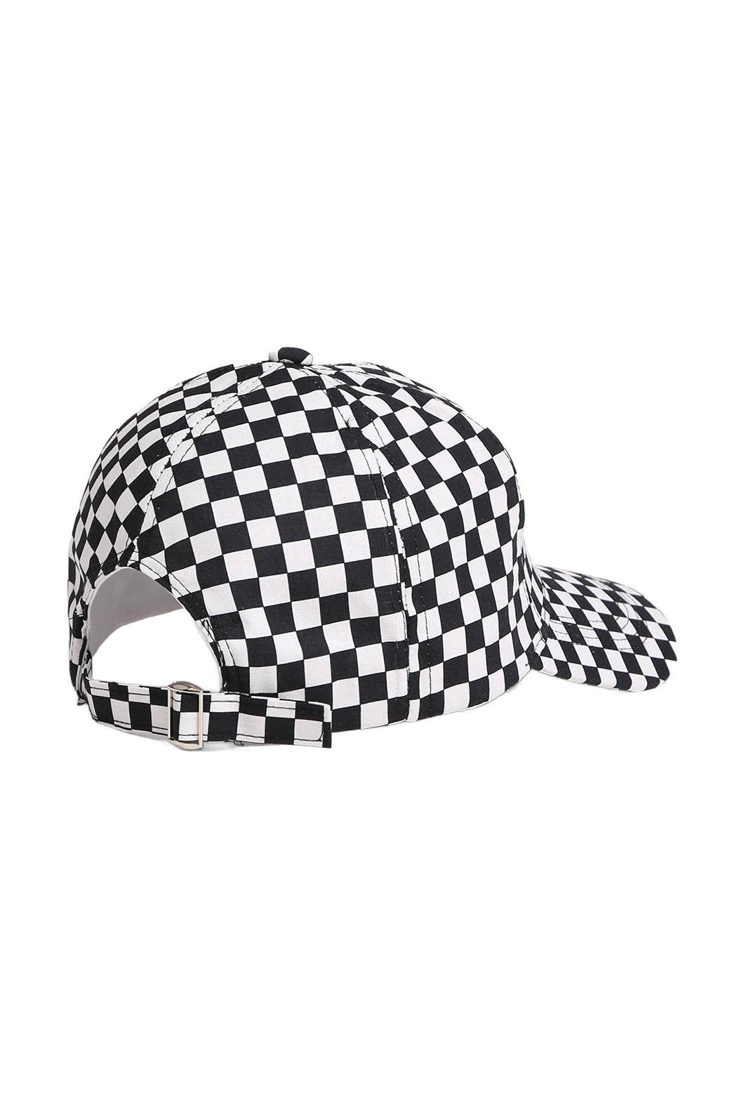 Upcycled Checkered Cap