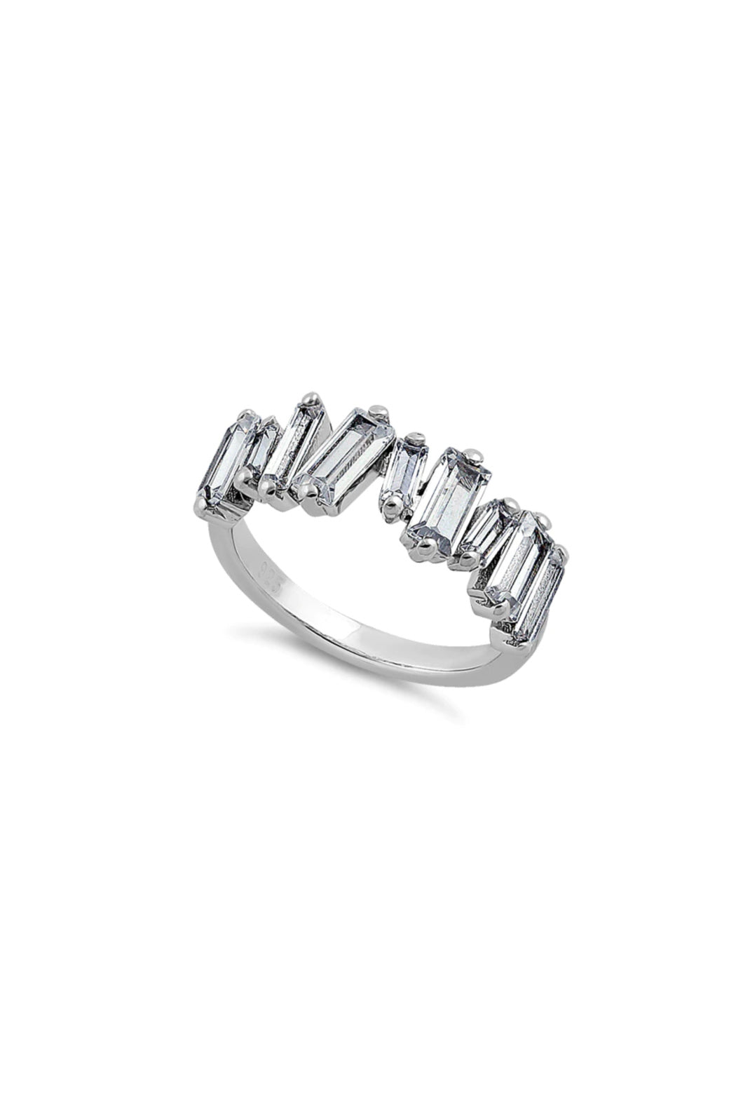 Baguette Abstract Ring
