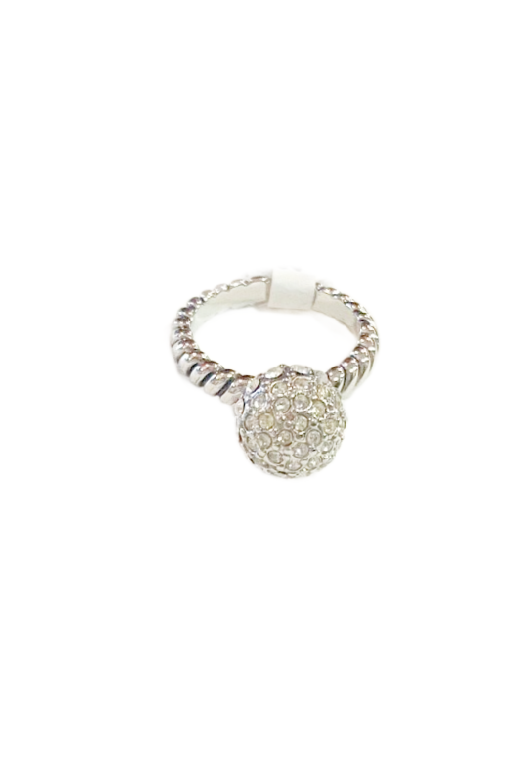 Cubic Zircon Ball Ring