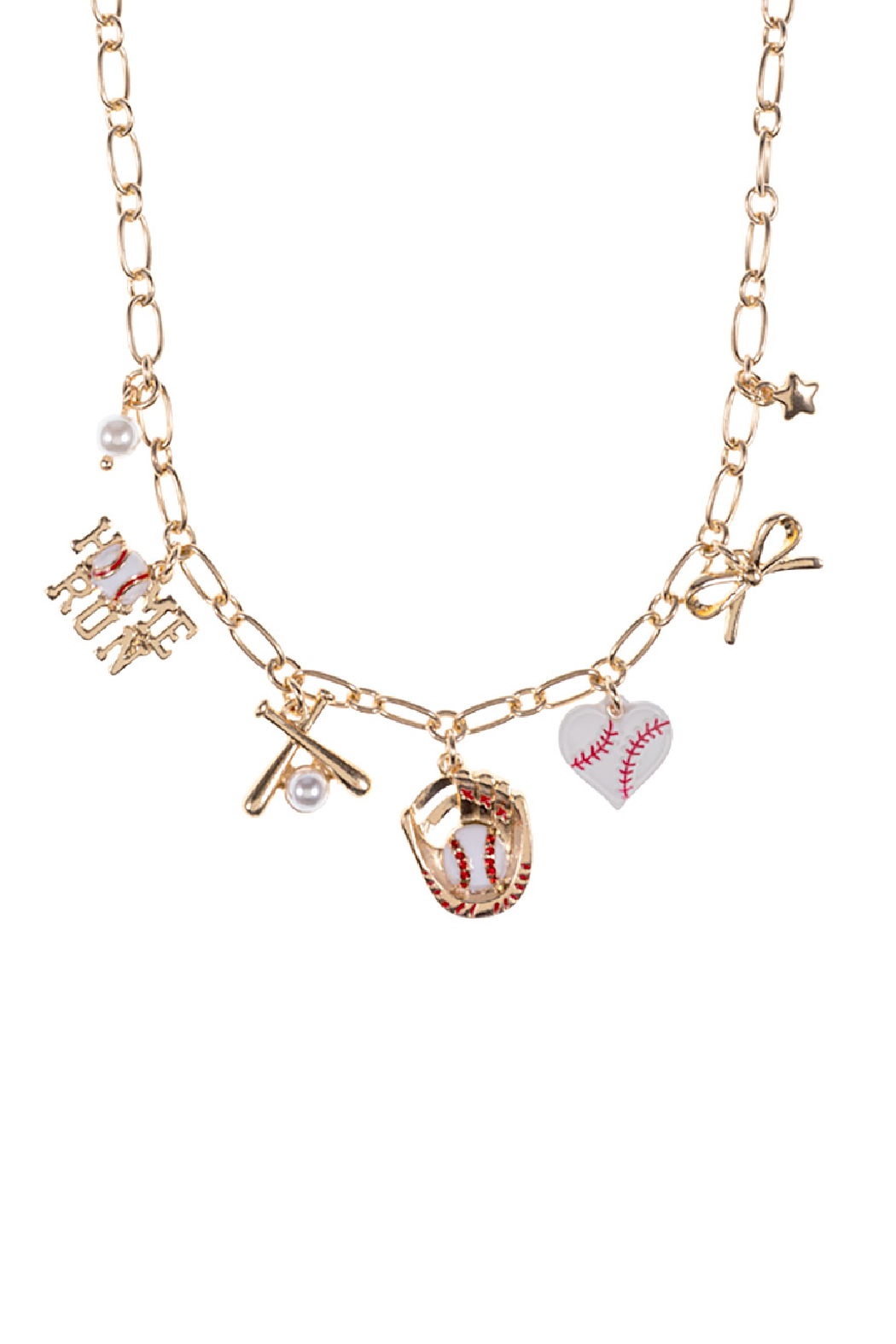 Baseball Charm Necklace