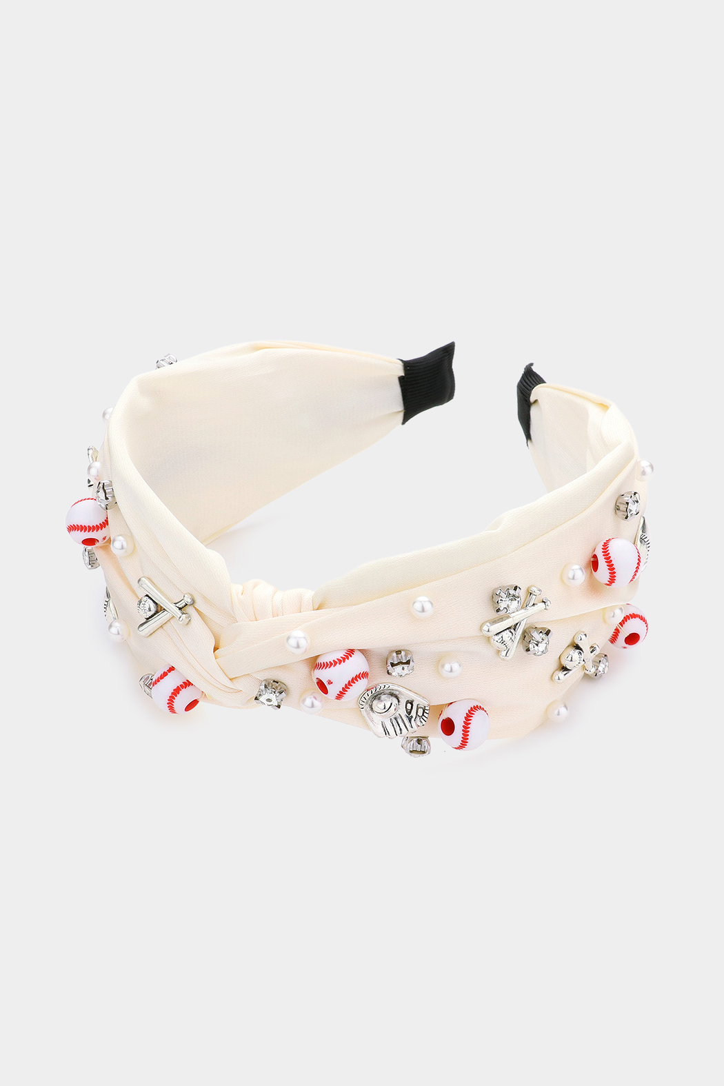 Decorated Baseball Headband